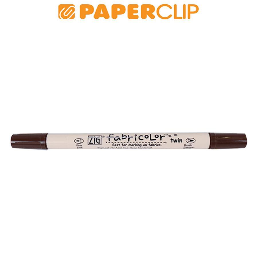 

PEN BRUSH ZIG KURETAKE FABRICOLOR TWIN TC-4000 062 DARK BROWN