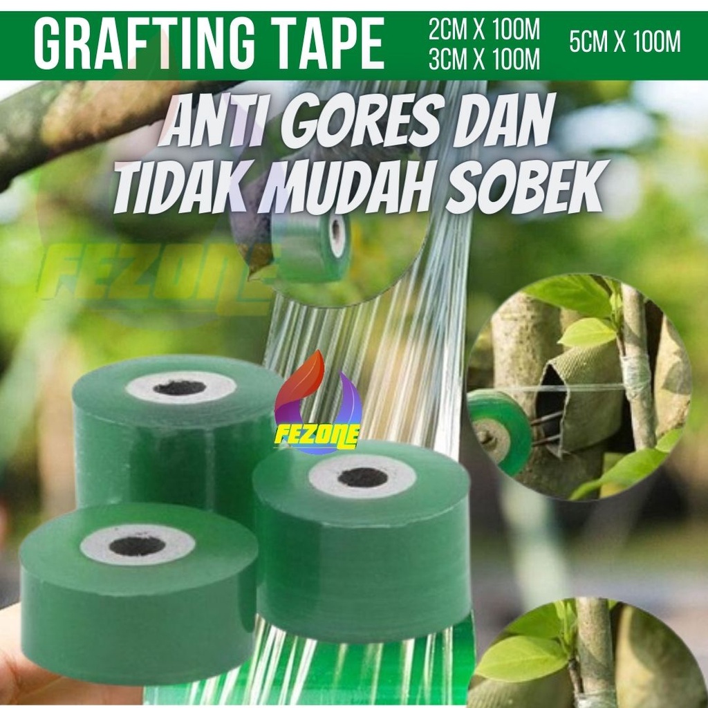Grafting Tape Okulasi 2cm 3cm 5cm Penyambung Ranting Cangkok Sambung Tanaman Peralatan Kebun FEZONE