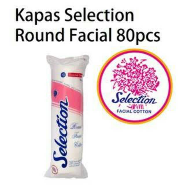 KAPAS SELECTION ROUND FACIAL ISI 80/KAPAS BULAT ISI 80/KAPAS SELECTION MURAH/KAPAS BULAT SELECTION