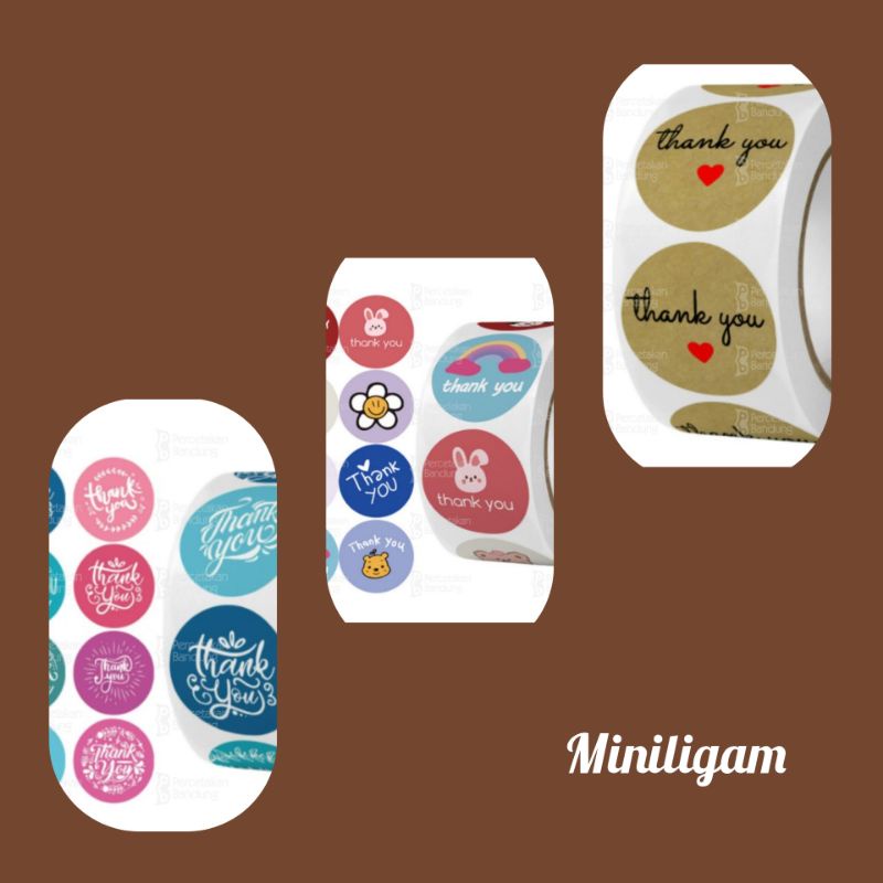 

sticker kecil ucaapn happy birthday ,thank you ,handmade, roll,