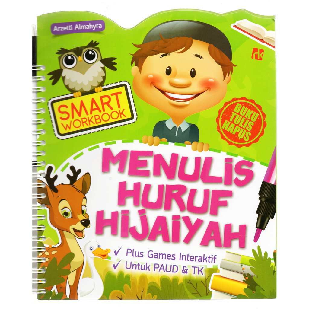 

Smart Workbook Menulis Hijaiyah (Buku Tulis Hapus)