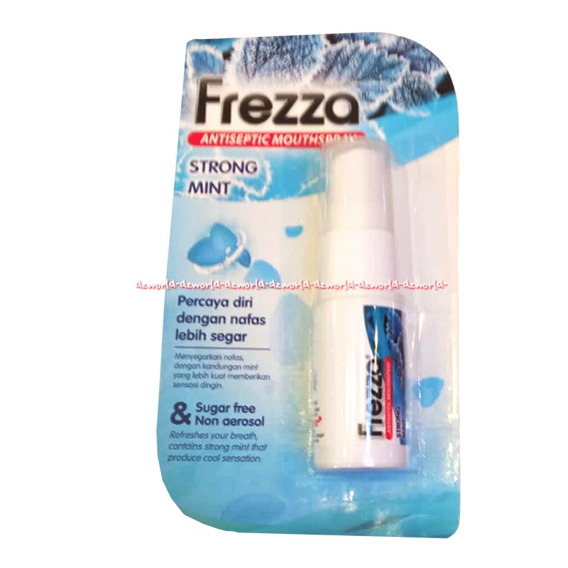 Frezza Antiseptic Mouthwash Spray Strong Mint 13ml Obat Kumur Freza Anti Septic Freza Freeza Anti septic Antiseptik Penyegar Nafas Menghilangkan Bau Mulut Semprotan Mulut