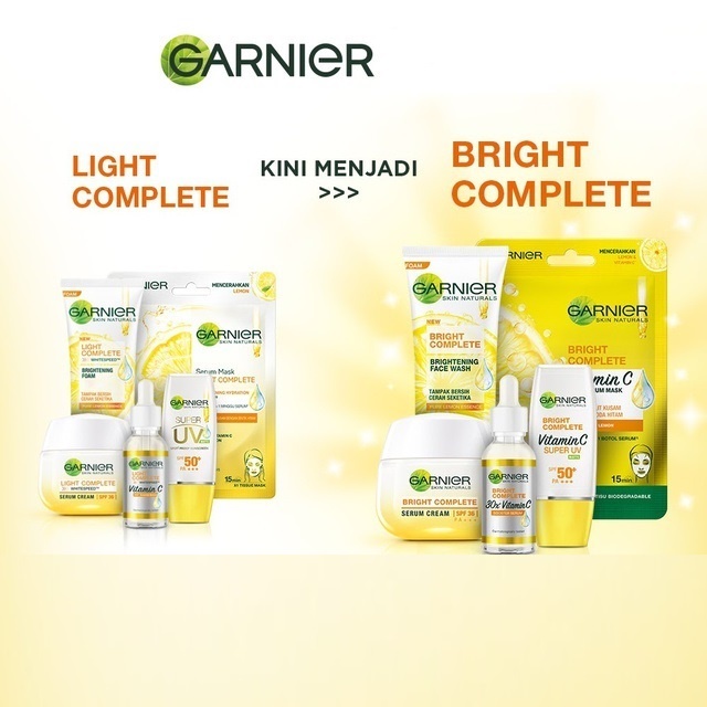 Garnier Light Complete White Series by AILIN