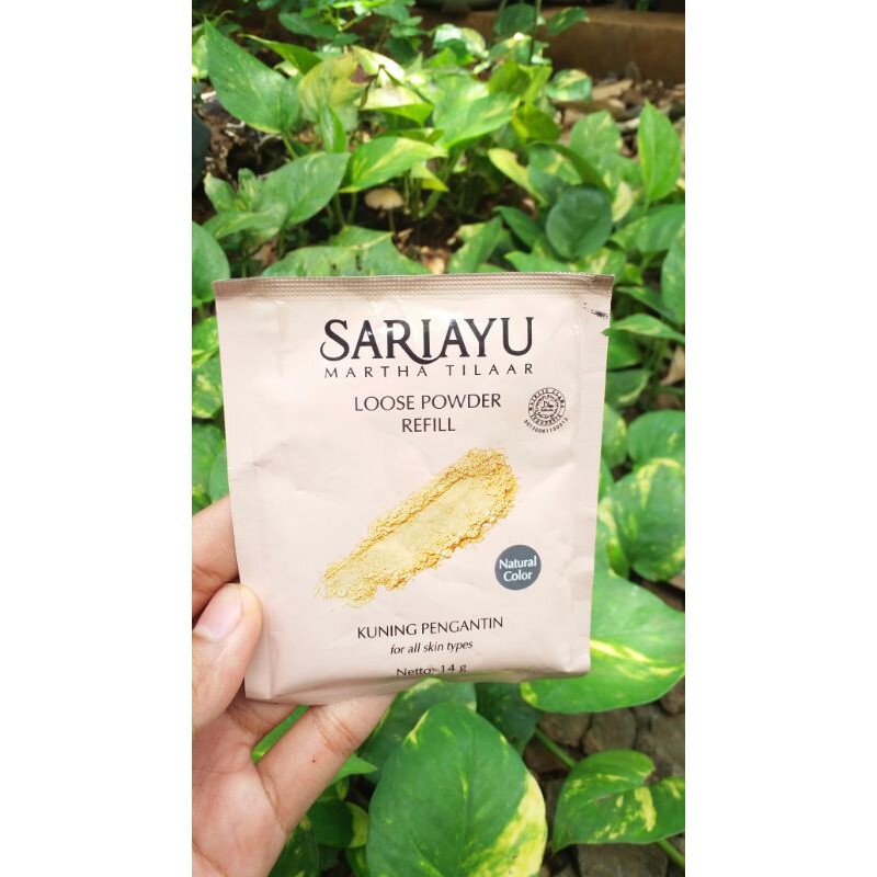 NEW  SARIAYU LOOSE POWDER REFILL KUNING PENGANTIN