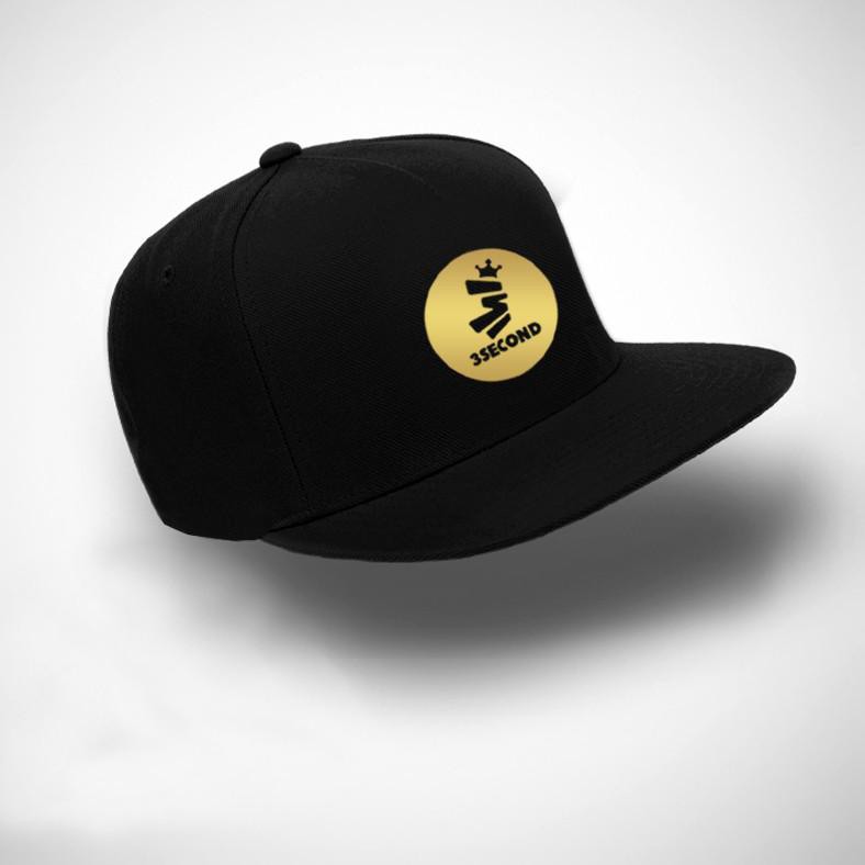 Barang Original 100% Topi Pria / Aksesoris Fashion / Topi Snapback Distro 3SECOND Circel Little Gold