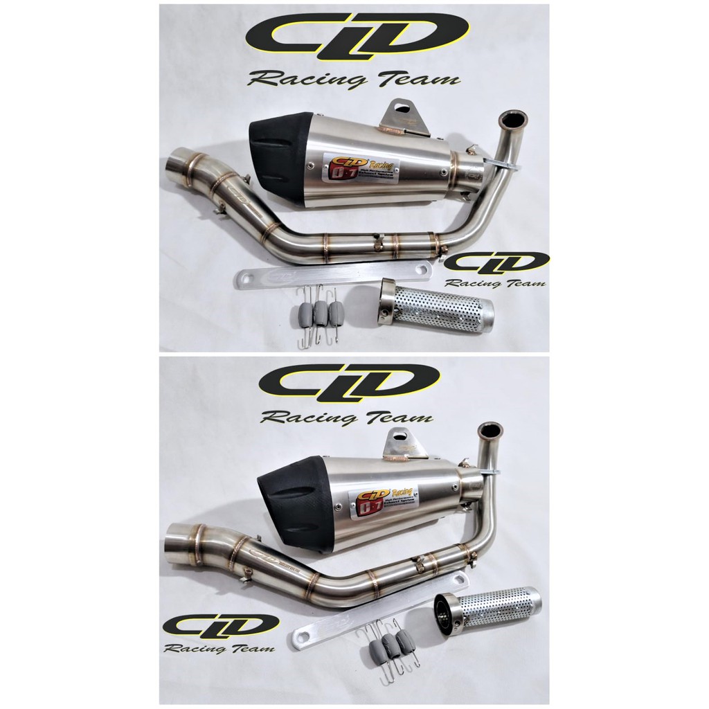 Knalpot Original CLD Type C7 Pipa Kecil Pipa Besar Genio Beat 2020 Scoopy 2020