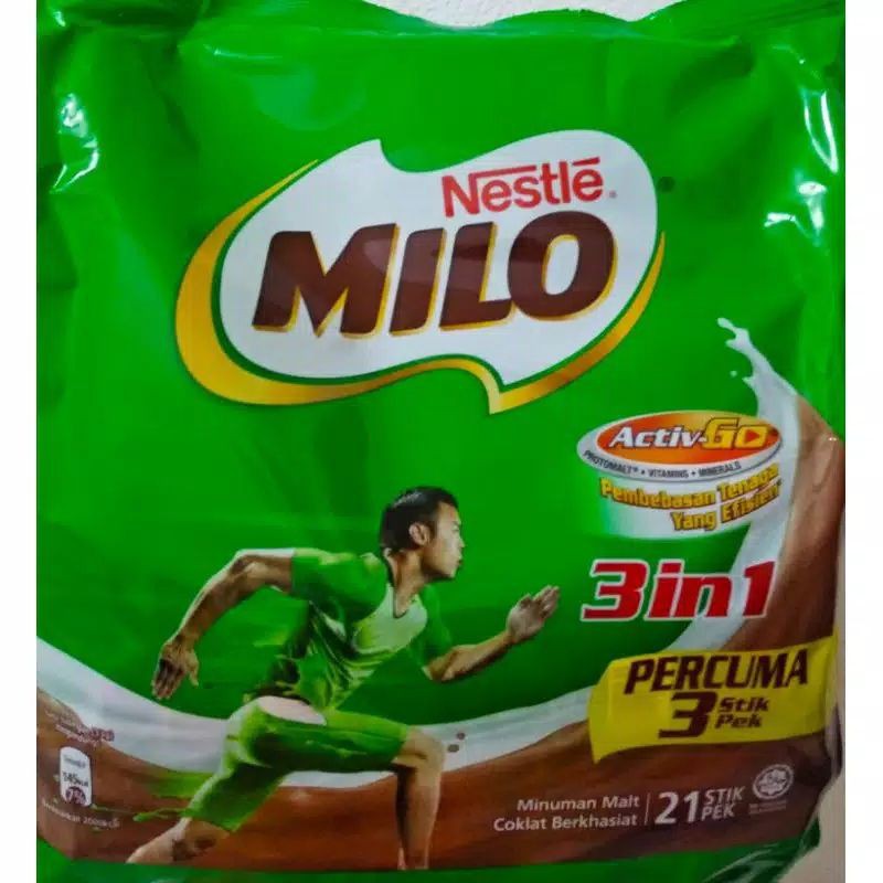 Milo Malaysia 3 in 1  21stick