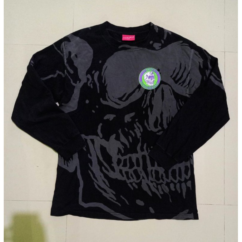 baju kaos panjang crewneck miskha mnwka second bekas Preloved original