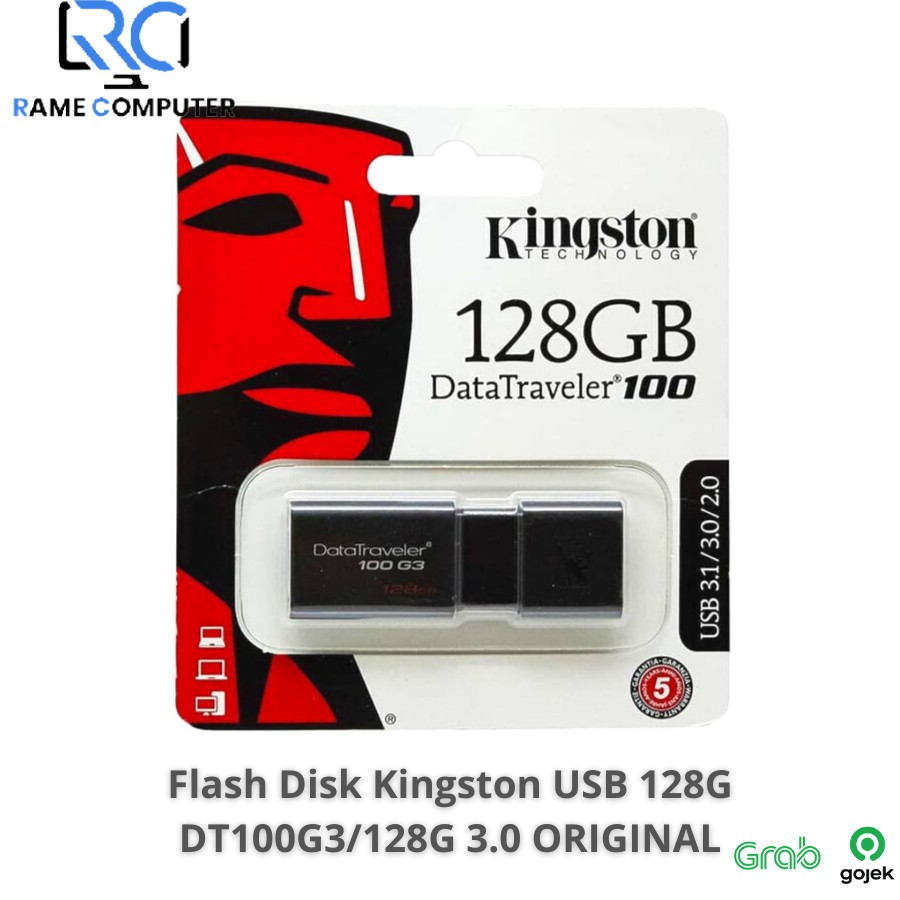 Flash Disk Kingston USB 128GB DT100G3 / FD 128GB 3.0 ORIGINAL