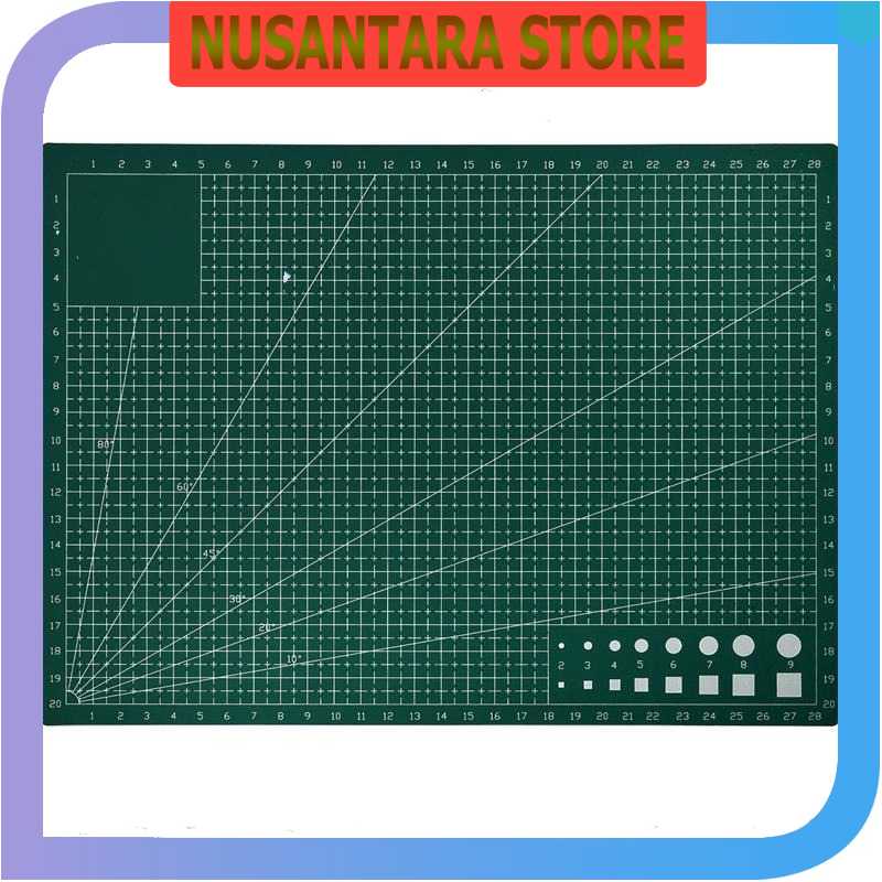 

NS - HUAN MEI Work Cutting Mat Pad A4 30 x 22cm - GKSA4 - NUSANTARA STORE