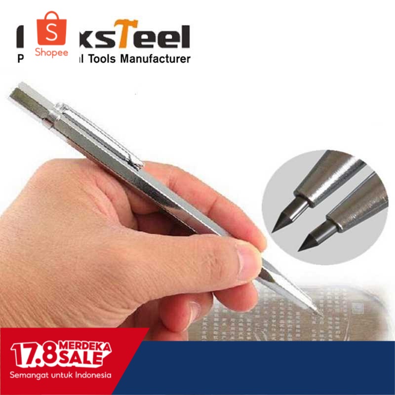 

Flexsteel Pena Ukir Metal Engraving Scriber Tungsten Carbide Tip