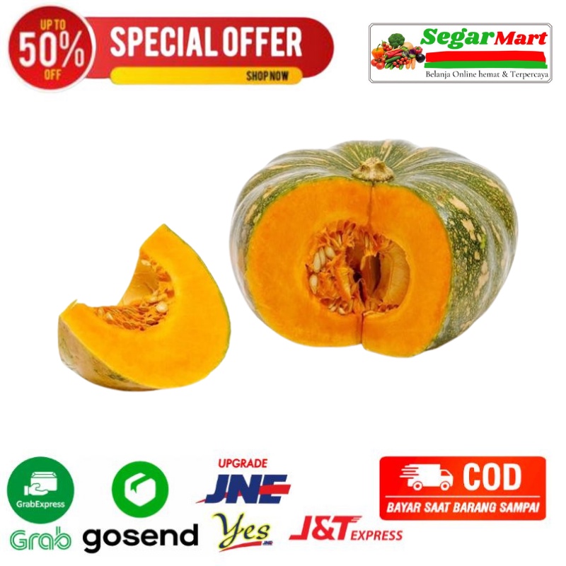 

labu/waluh kuning/parang/madu /kolak/hallowen segarmart bandung