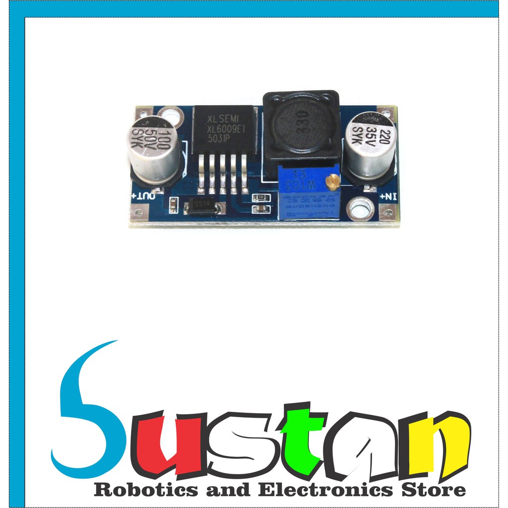 XL6009 DC-DC 1.25V – 35V Adjustable Step Up Booster Module Converter