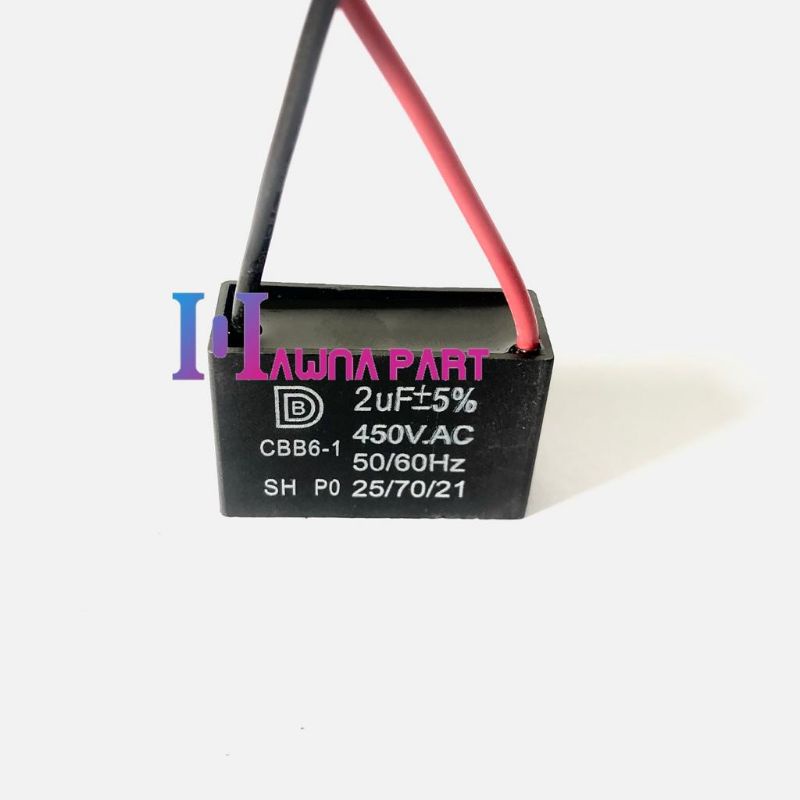 Kapasitor Kipas Angin CBB61 2uf - Kapasitor 2uf