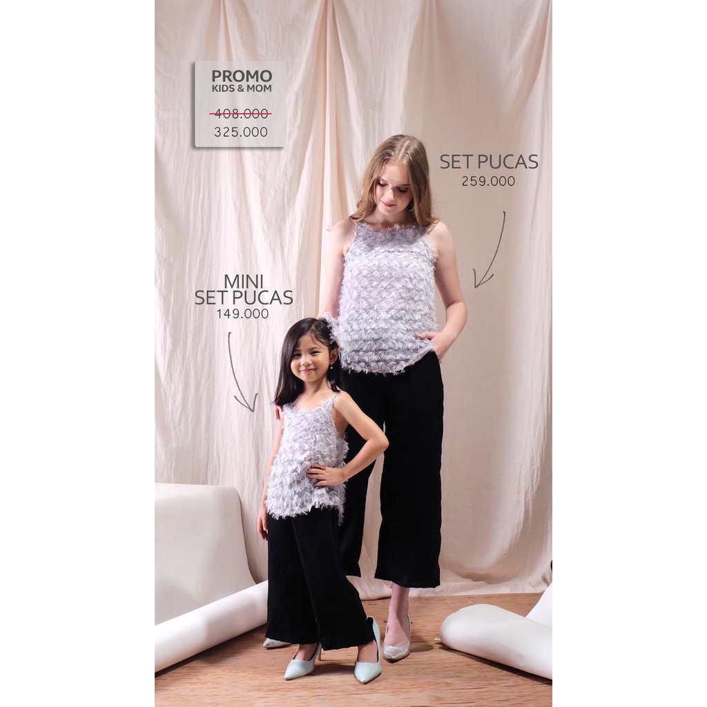 MULA top+kulot hitam