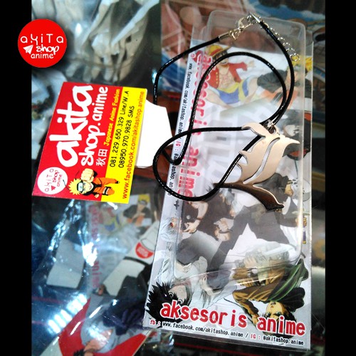 Kalung Silver L Anime Death Note