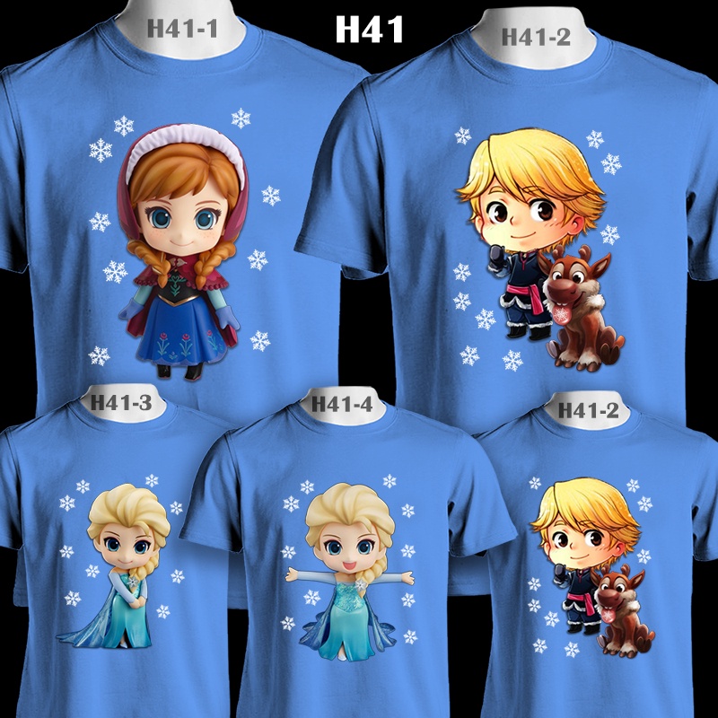 Jual Frozen Disney Elsa Anna Olaf Kristoff Sven | H41 | Baju Pasangan