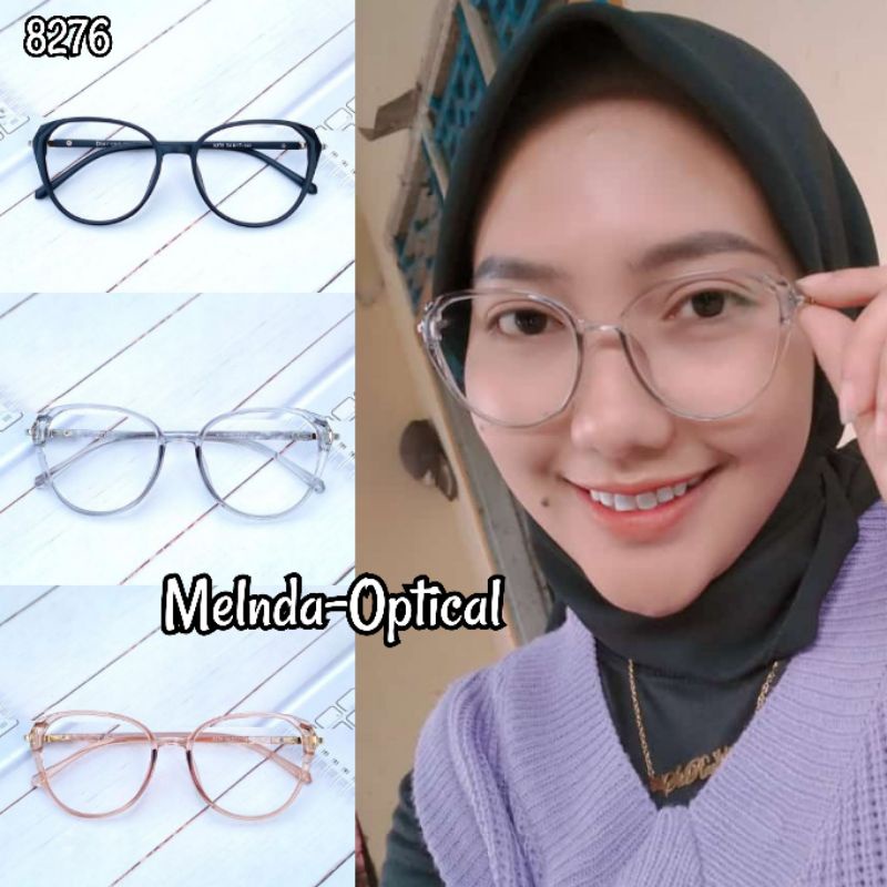 KACAMATA WANITA TERBARU KODE 8276,KACAMATA MINUS ANTIRADIASI,KACAMATA LENSA PHOTOCROMIC,