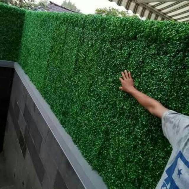 Daun Rumput Dinding Hias Findlove Dekorasi Buatan Plastik ...