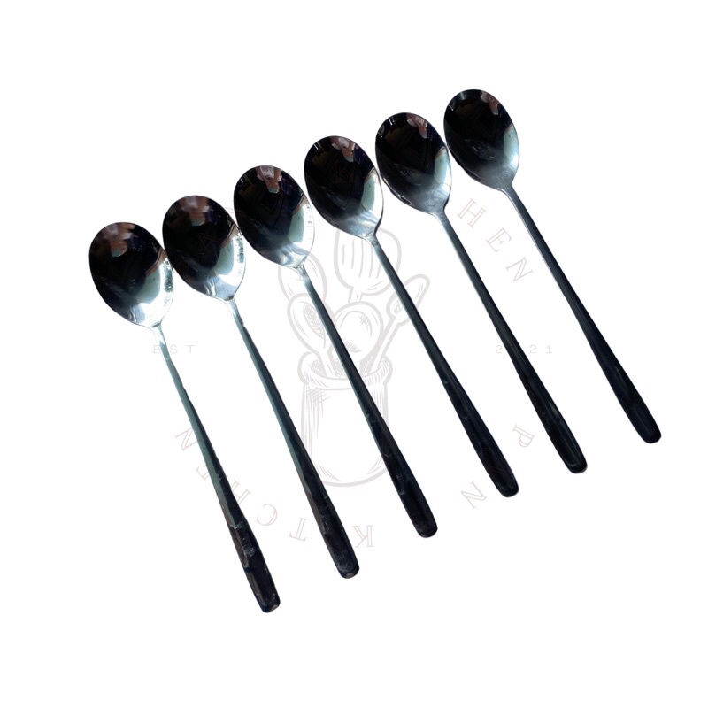 Sendok Garpu Stainless Korea Polos Panjang GLANZ 1 lusin