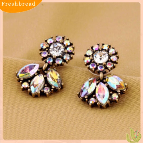 [Fresh] Anting Tusuk Bahan Resin Motif Bunga Bohemia untuk Wanita