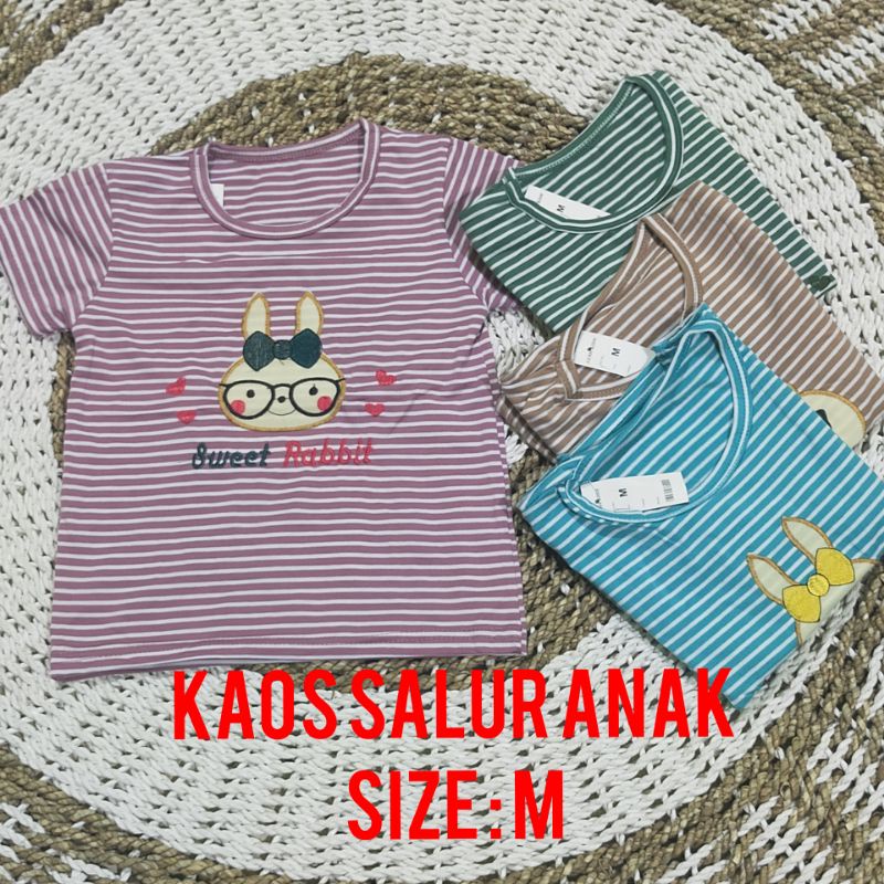 KAOS SALUR ANAK SIZE M,ESTIMASI USIA 2-3 TAHUN,,TERGANTUNG POSTUR ANAK