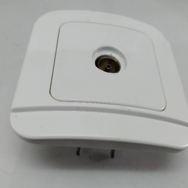 Stop kontak TV IB Broco Galleo white / outlet socket tv