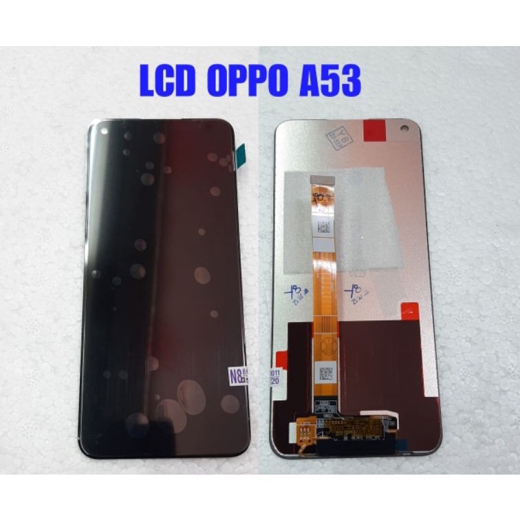 Layar LCD TS Touchscreen Fullset OPPO A53 2020 A33 2020 A32 2020 Realme C17 Realme 7i CPH2127 - Black