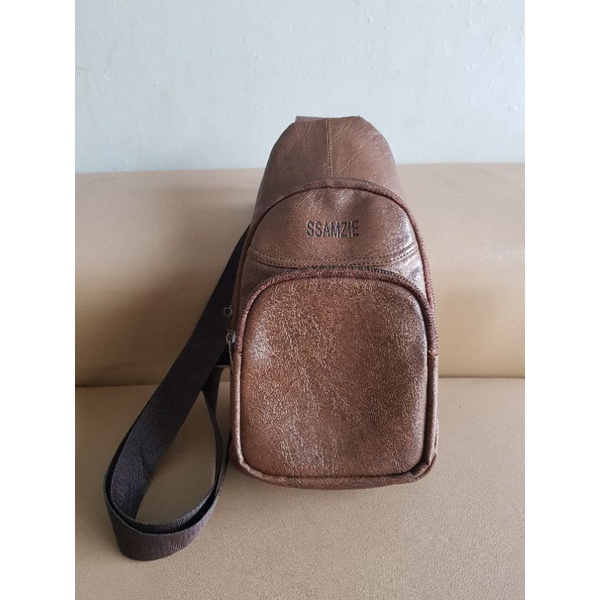 NEGO TAS PRELOVED SSAMZIE WB COWOK PRIA KULIT