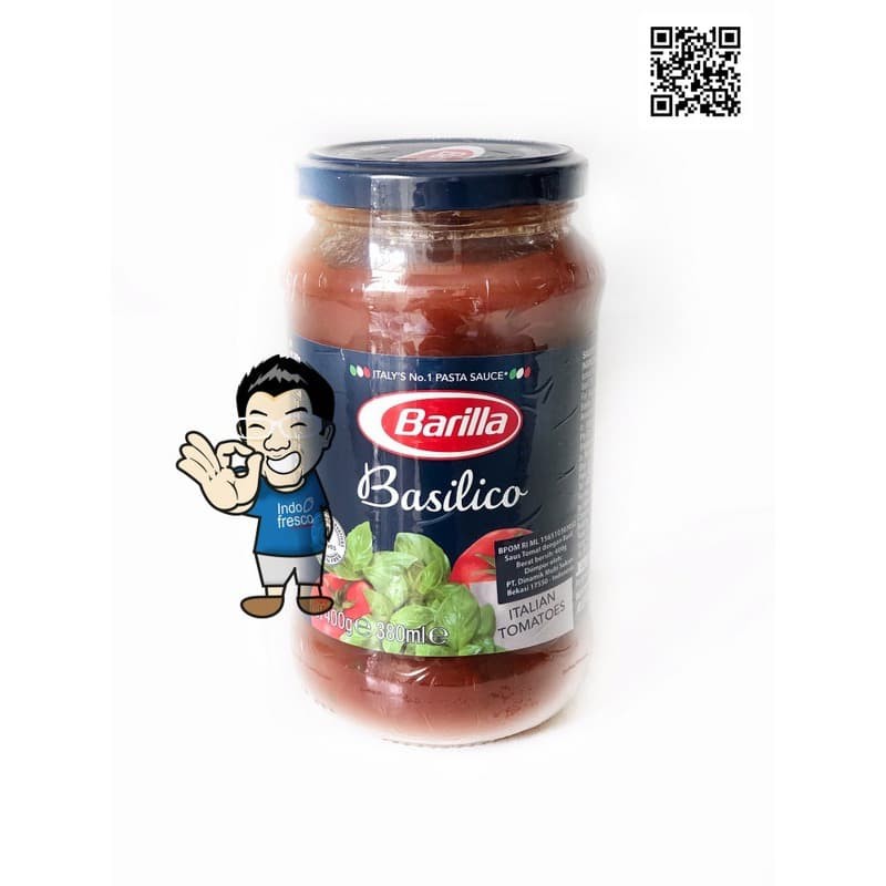 

PROMO BARILLA BASILICO SAUCE- SAUS PASTA TOMAT BASIL 380ML TERMURAH