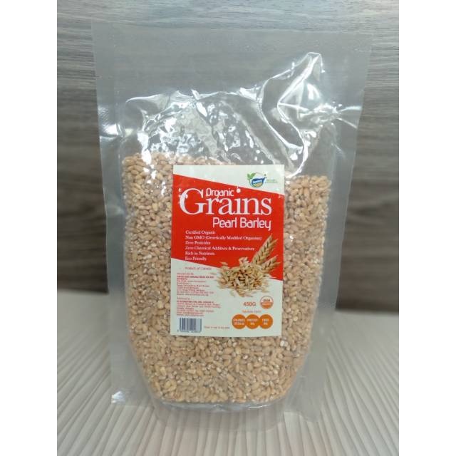 Organic Pearl Barley 450gr. Beras Jali Organik