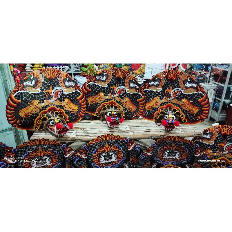 barongan cat brush murah sd smp  produk baru barongan anak barongan asli ganongan devil reog