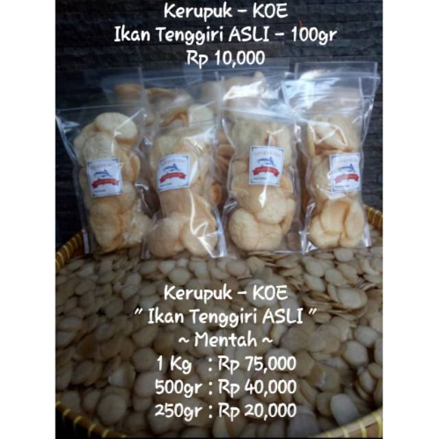 

Kerupuk Ikan tenggiri