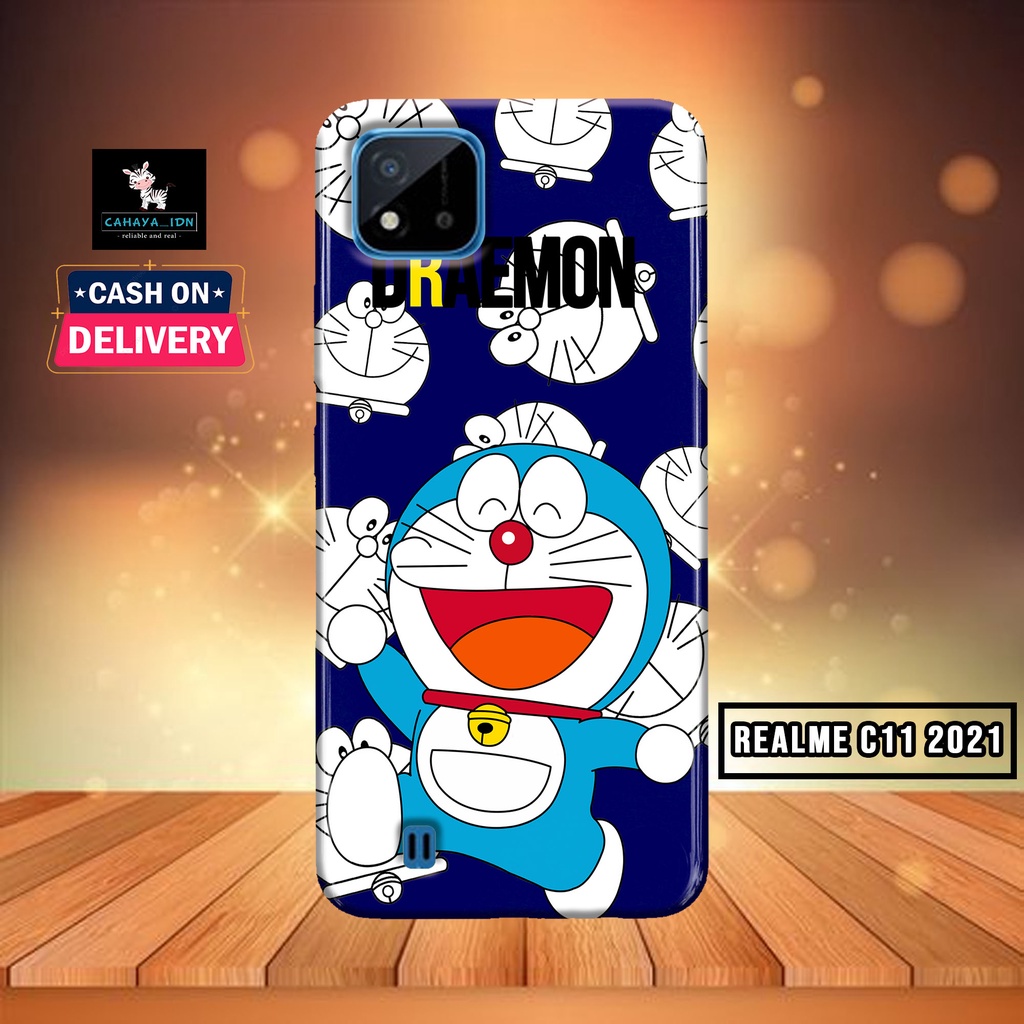 Cahaya_idn - Case Realme C11 2021 Fashion Case  [ Doraemon ]  Hardcase Softcase Casing & Cover Pelin