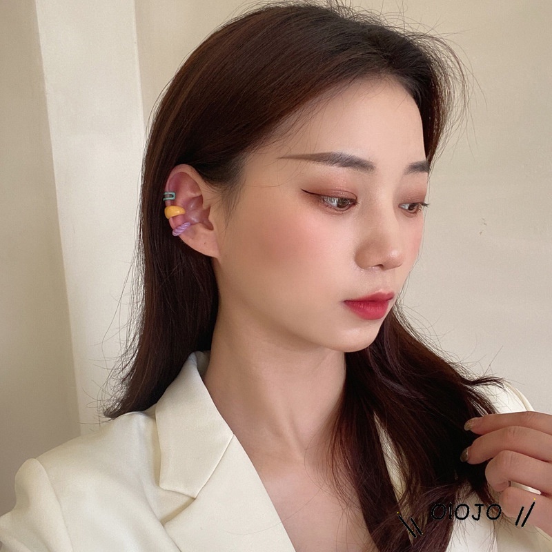 Klip Anting Gaya Korea Modis Aksesoris Fashion - ol