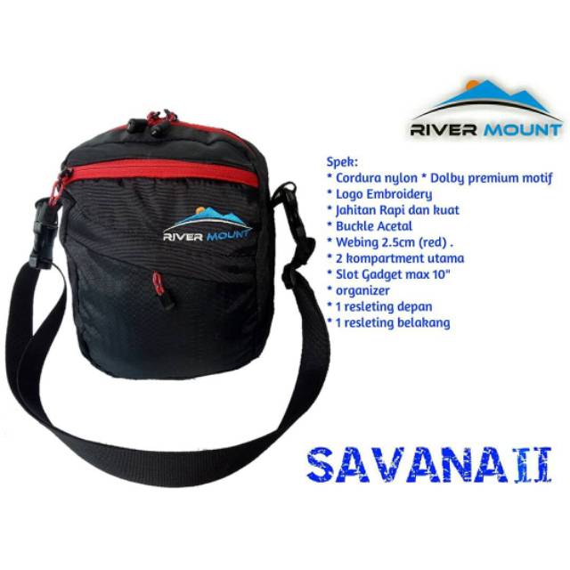 Tas slempang gunung slingbag river mount