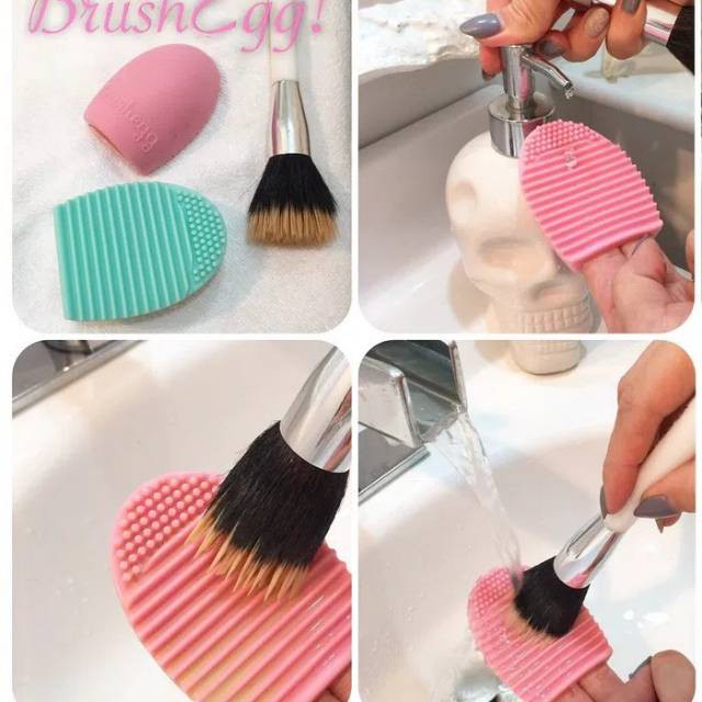 Brush Egg / Pembersih Kuas Make Up