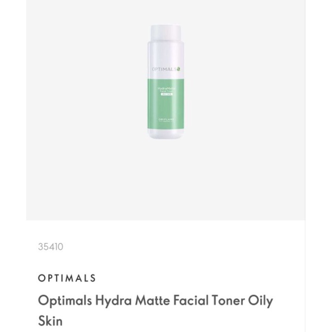 OPTIMALS HYDRA MATTE BALANCING DAY FLUID OILY SKIN / OPTIMALS HYDRA MATTE FACIAL TONER FOR OILY SKIN / OPTIMALS HYDRA MATTE REFINING NIGHT CREAM OILY SKIN / KULIT BERMINYAK