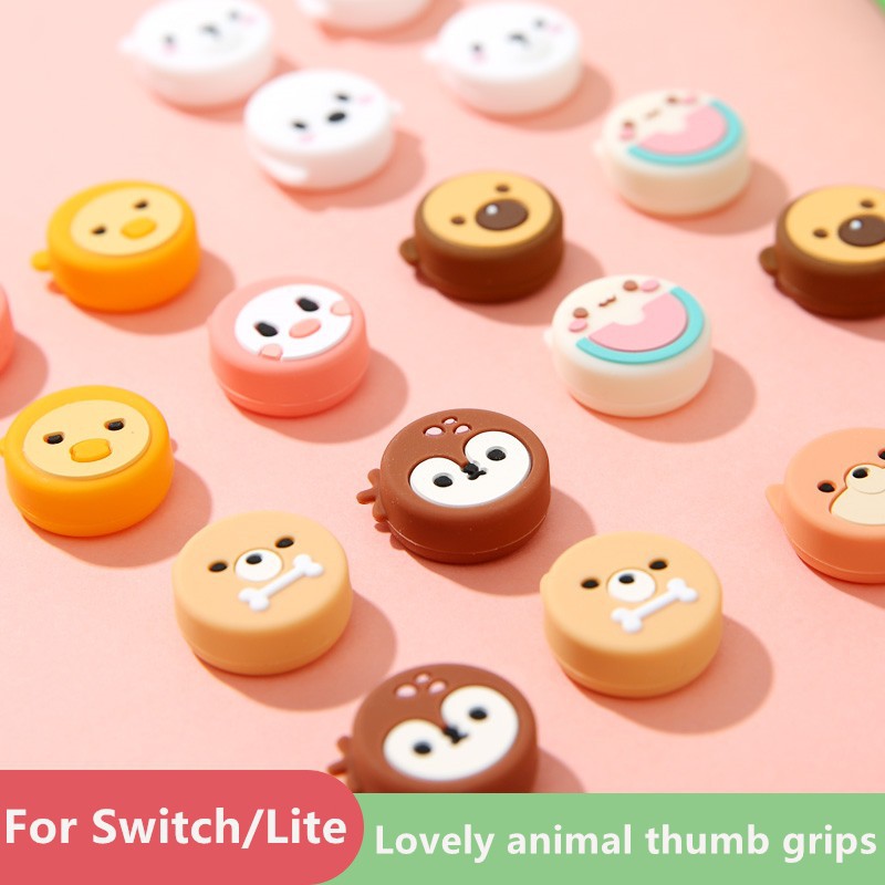 4pcs of thumb grips for Nintendo Switch / NSL Pokemon Splatoon2 Analog Caps