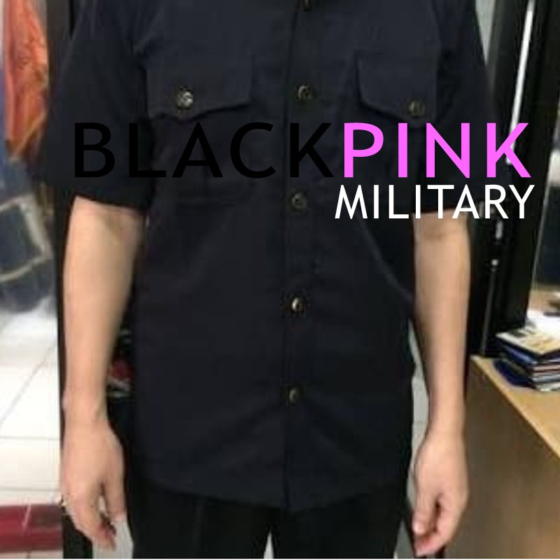 BlackPiinkMilitary PROMO SERAGAM SAFARI LENGAN PENDEK SECURITY SATPAM PDH PDL MURAH