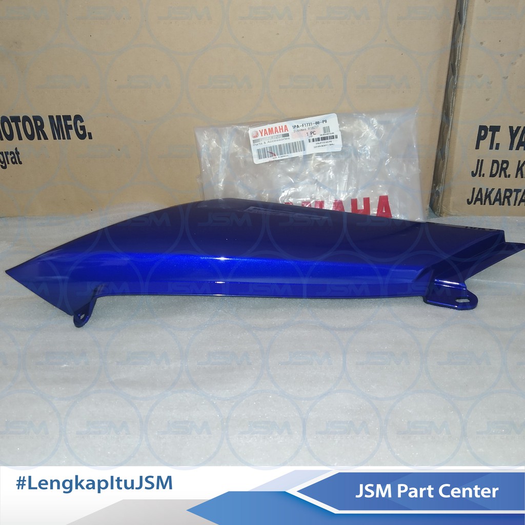 COVER BODY VIXION BIRU KIRI COVER BODY VIXION GP BIRU KIRI 1PA-F1731-00-P8 COVER BODY VIXION OLD YGP