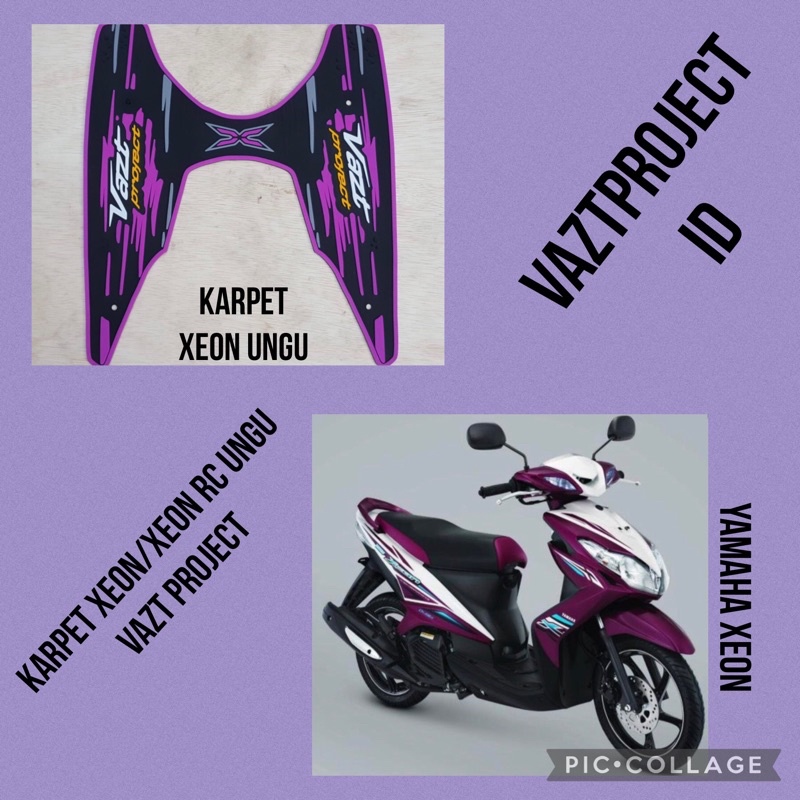 Karpet Yamaha Xeon/Xeon RC Ungu Vazt Project