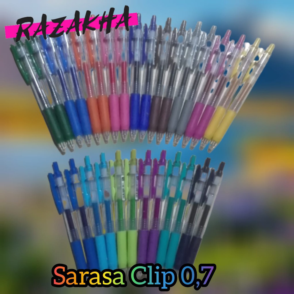 

Pulpen ZEBRA SARASA CLIP Gel Pen 0.7 mm Asli Original