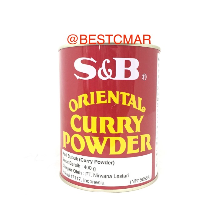

New Arrival - S&B Oriental Curry Powder / Bubuk Kari 400 Gr
