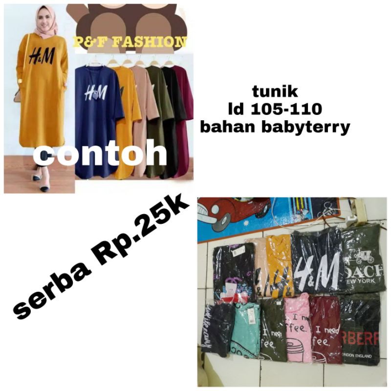 tunik serba 25000
