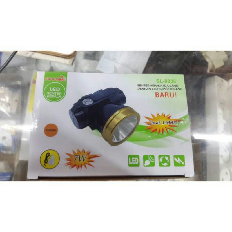 senter kepala sunpro sl 8838 7w