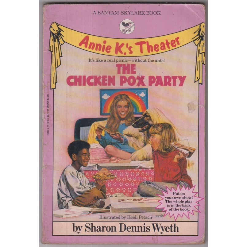 NOVEL SHARON DENNIS WYETH - THE CHICKEN POX PARTY