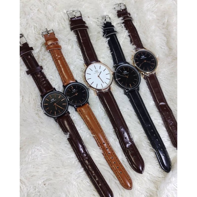 JAM TANGAN DW KULIT READY STOCK