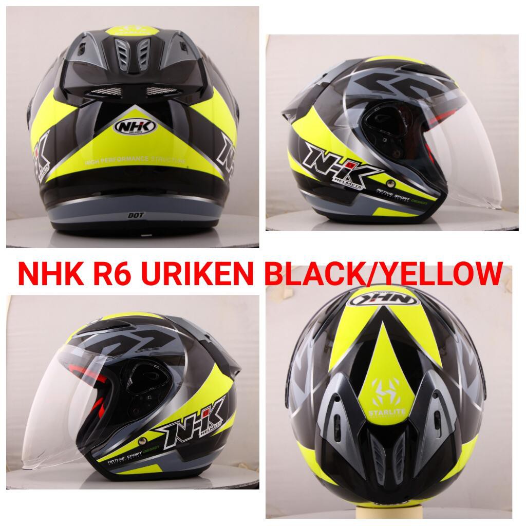 Helm NHK R6 Uriken Kuning Original