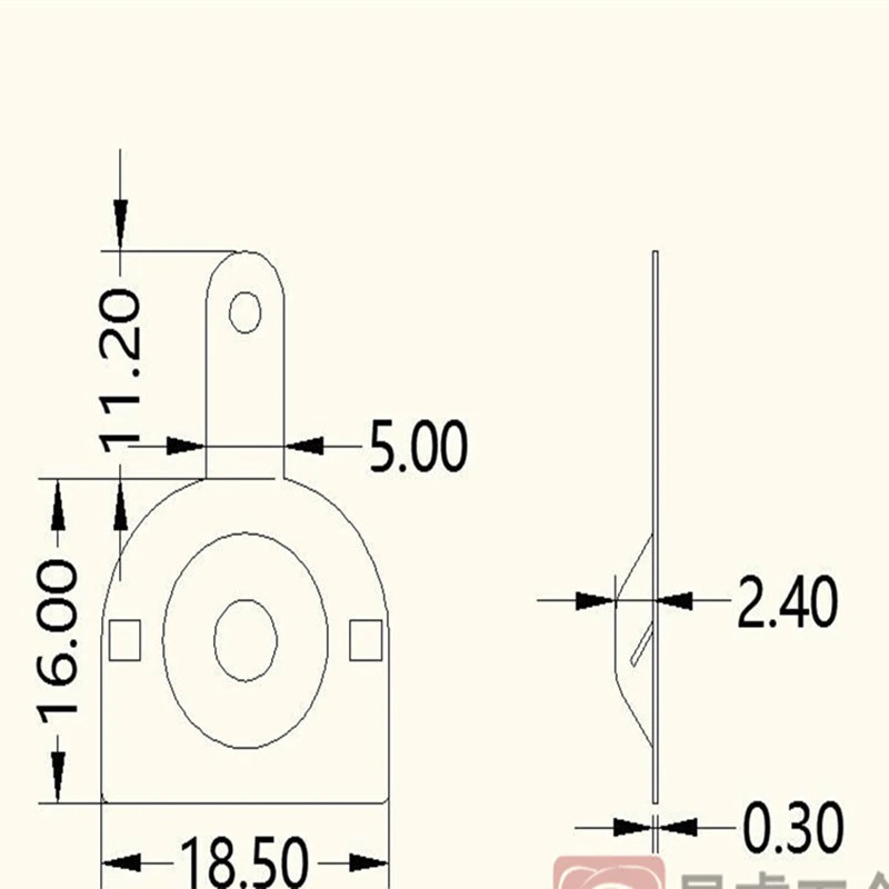 100pcs 18650 battery pack 16MM18.5MM spring contact piece battery box positive and negative